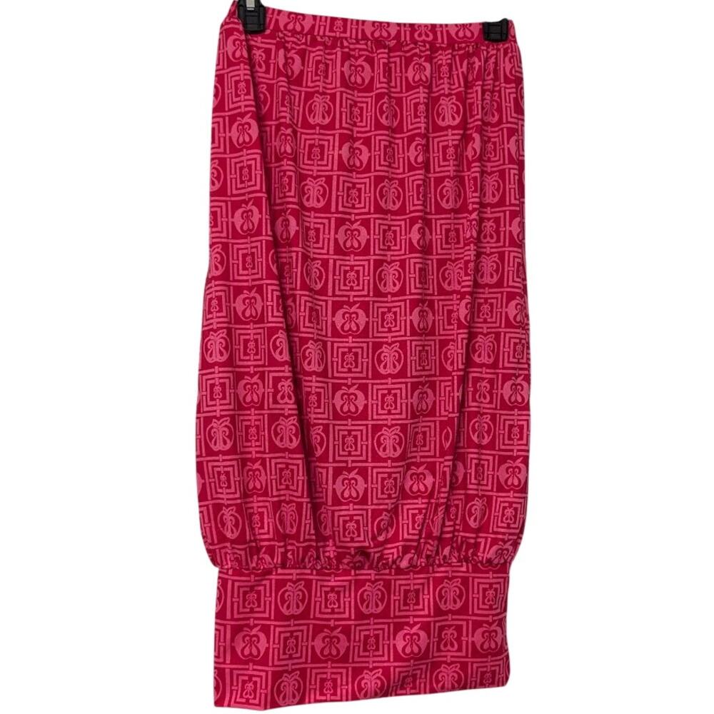 Apple Bottoms Mino Dress Y2K Vintage Strapless Bubble Mini Red Pink Baddie Small